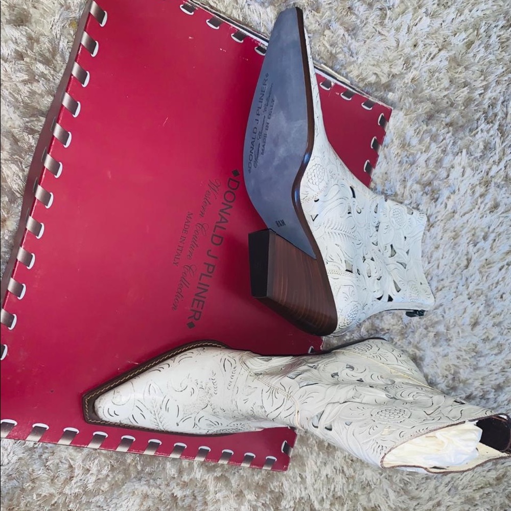 Donald J plainer western collection heeled boots